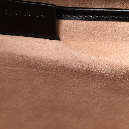 Gucci Plutone Calfskin Web Large Turn Lock Top Handle Duffle Bag Black 7 of 12