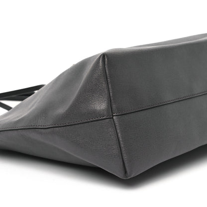 Fendi Vitello Elite Cuoio Monster Buggies Medium Roll Tote Carbone Black Multicolor Magenta 9 of 11