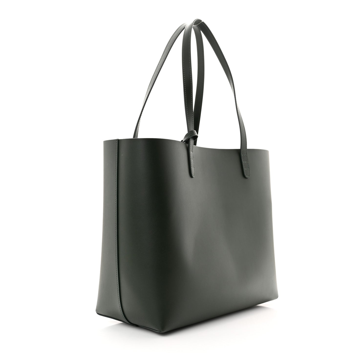 Calfskin Large Shopping Tote Moss