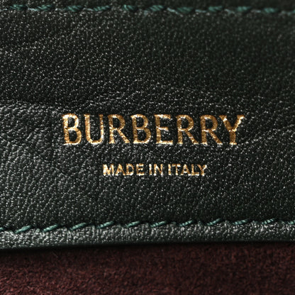 Burberry Grainy Calfskin Medium Knight Crossbody Bag Vine 6 of 10