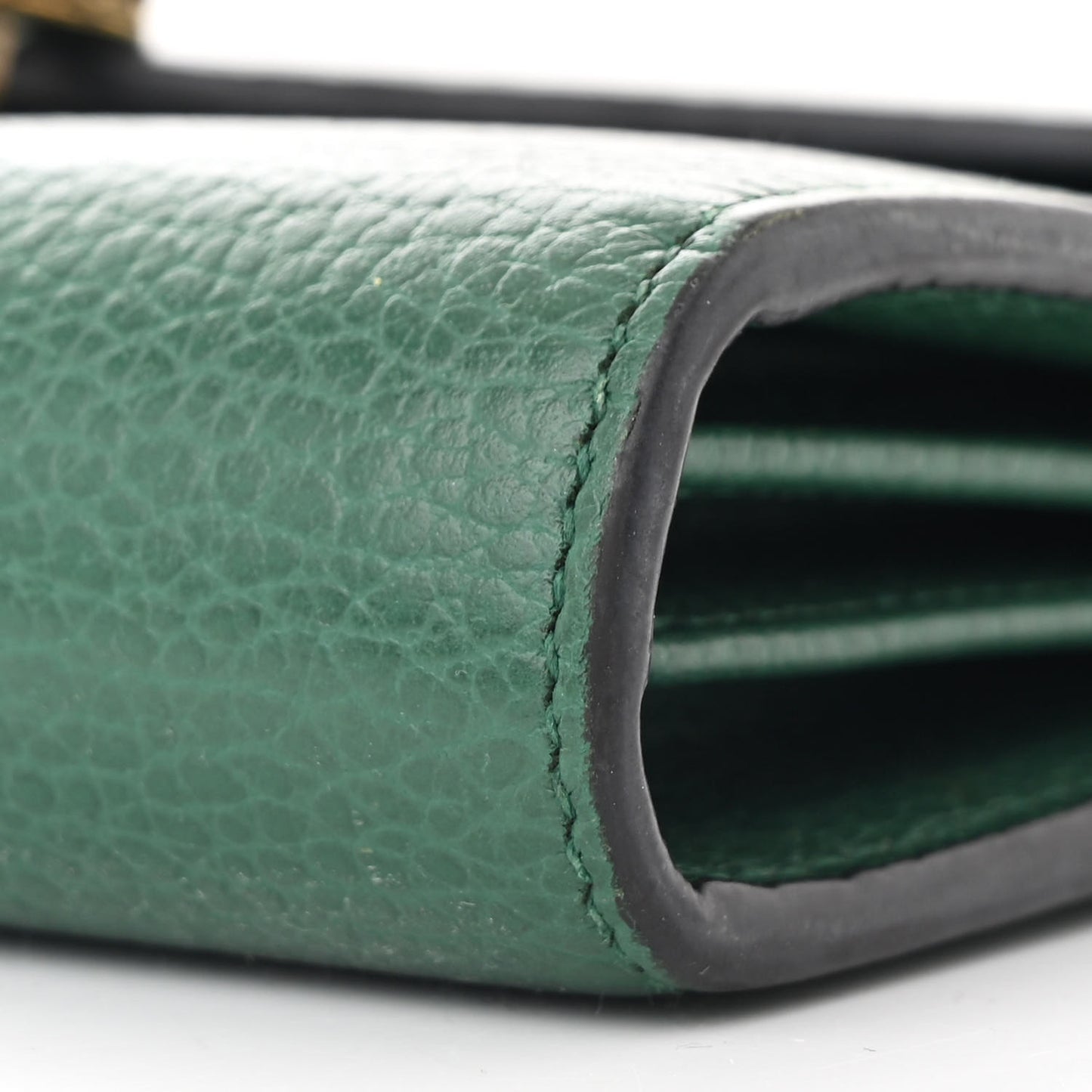 Calfskin Mini Dionysus Chain Wallet Emerald