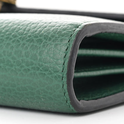Gucci Calfskin Mini Dionysus Chain Wallet Emerald 12 of 12