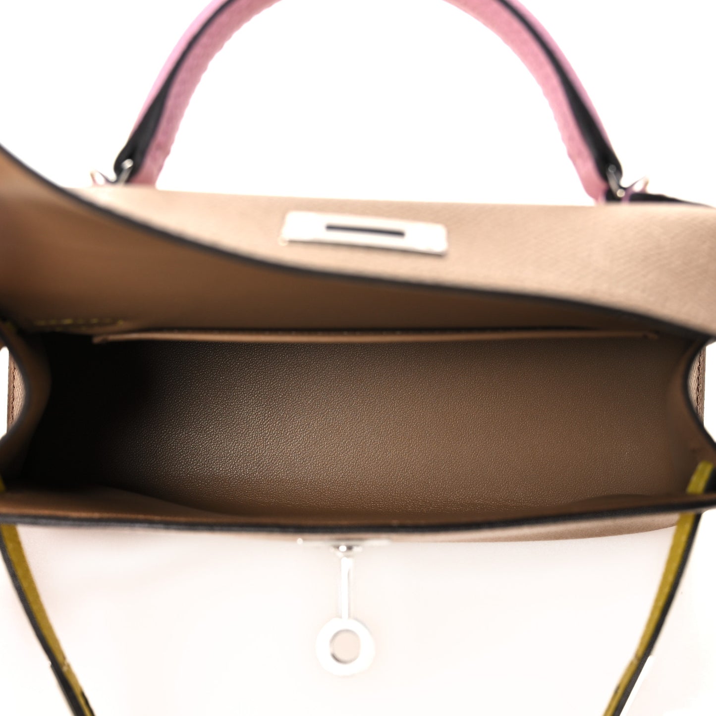 Epsom Mini Kelly Sellier 20 Chai Mauve Sylvestre Lime