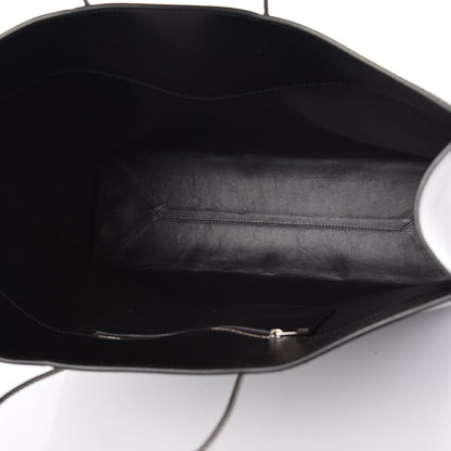 Balenciaga Soft Calfskin Medium Cable Shopper Tote Black 9 of 13