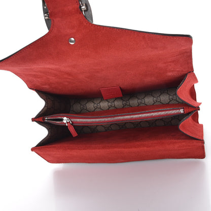 Gucci GG Supreme Monogram Small Dionysus Shoulder Bag Red 5 of 9