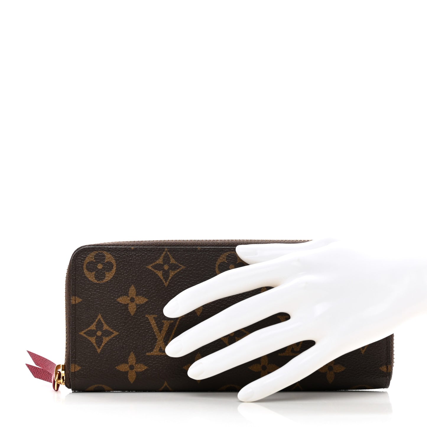 Monogram Clemence Wallet Fuchsia