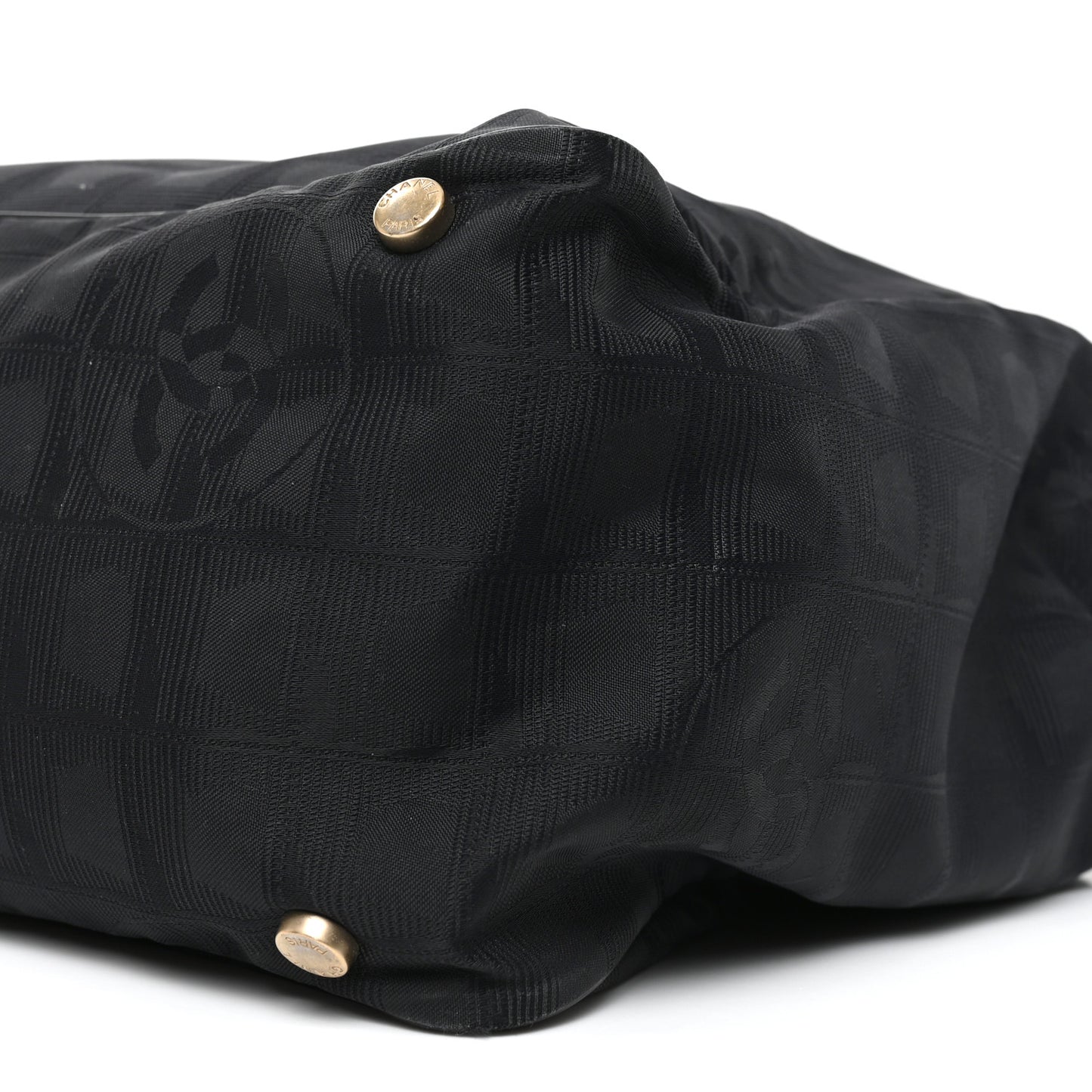 Nylon Medium Travel Tote Black