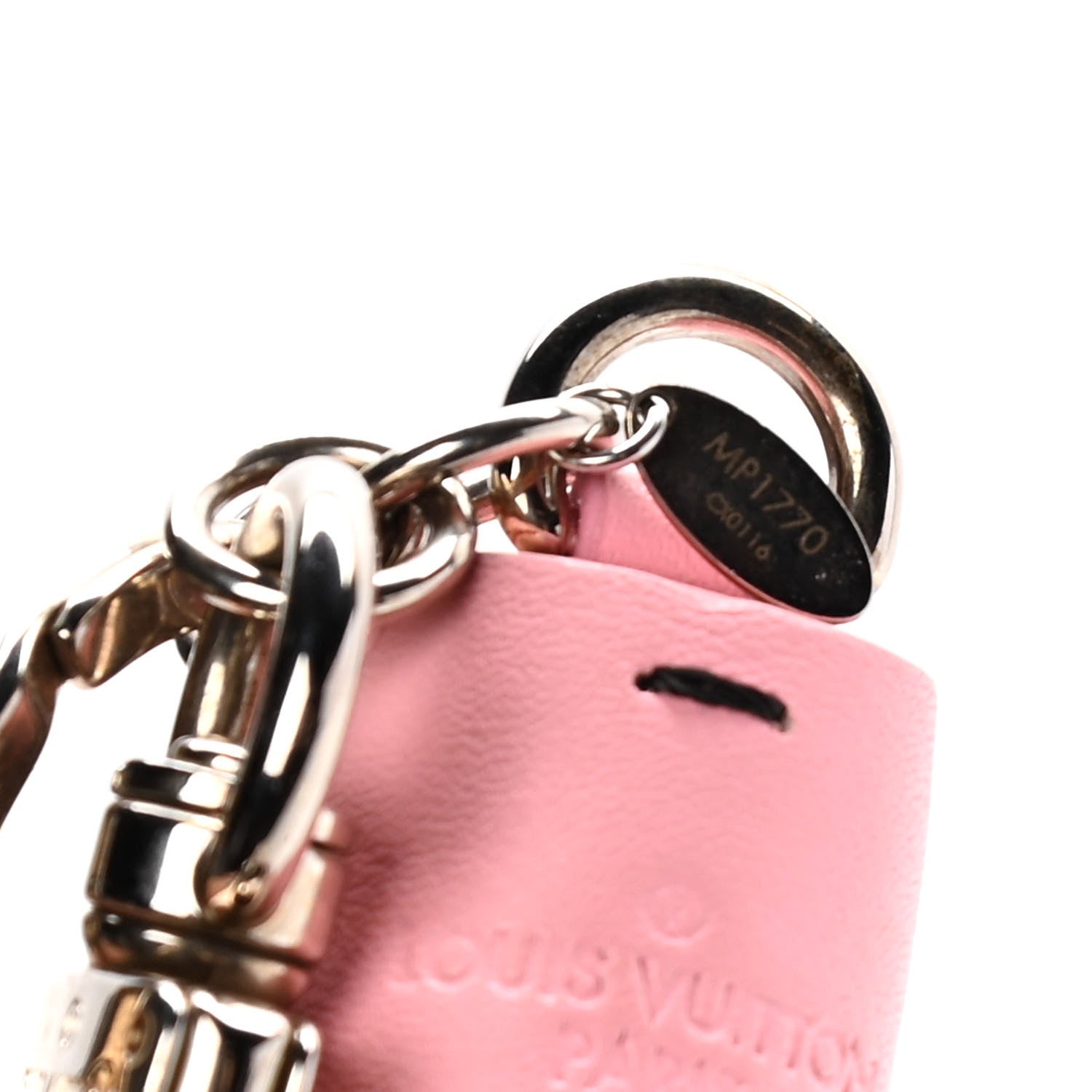 Louis Vuitton Calfskin Tassel Bag Charm Pink 8 of 8