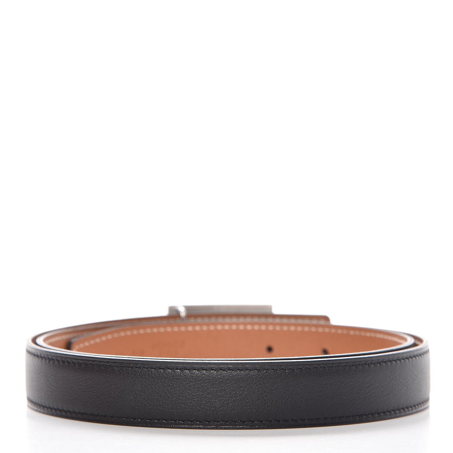 Hermes Swift Epsom Collier De Chien 24mm Belt 90 Black Gold 3 of 7