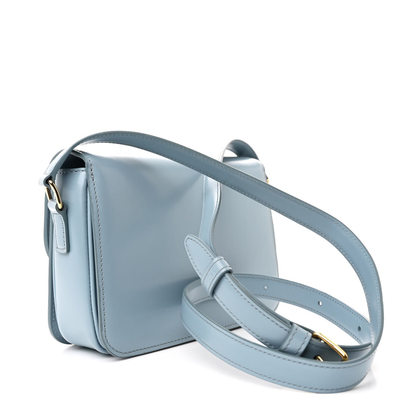 Shiny Calfskin Teen Triomphe California Blue