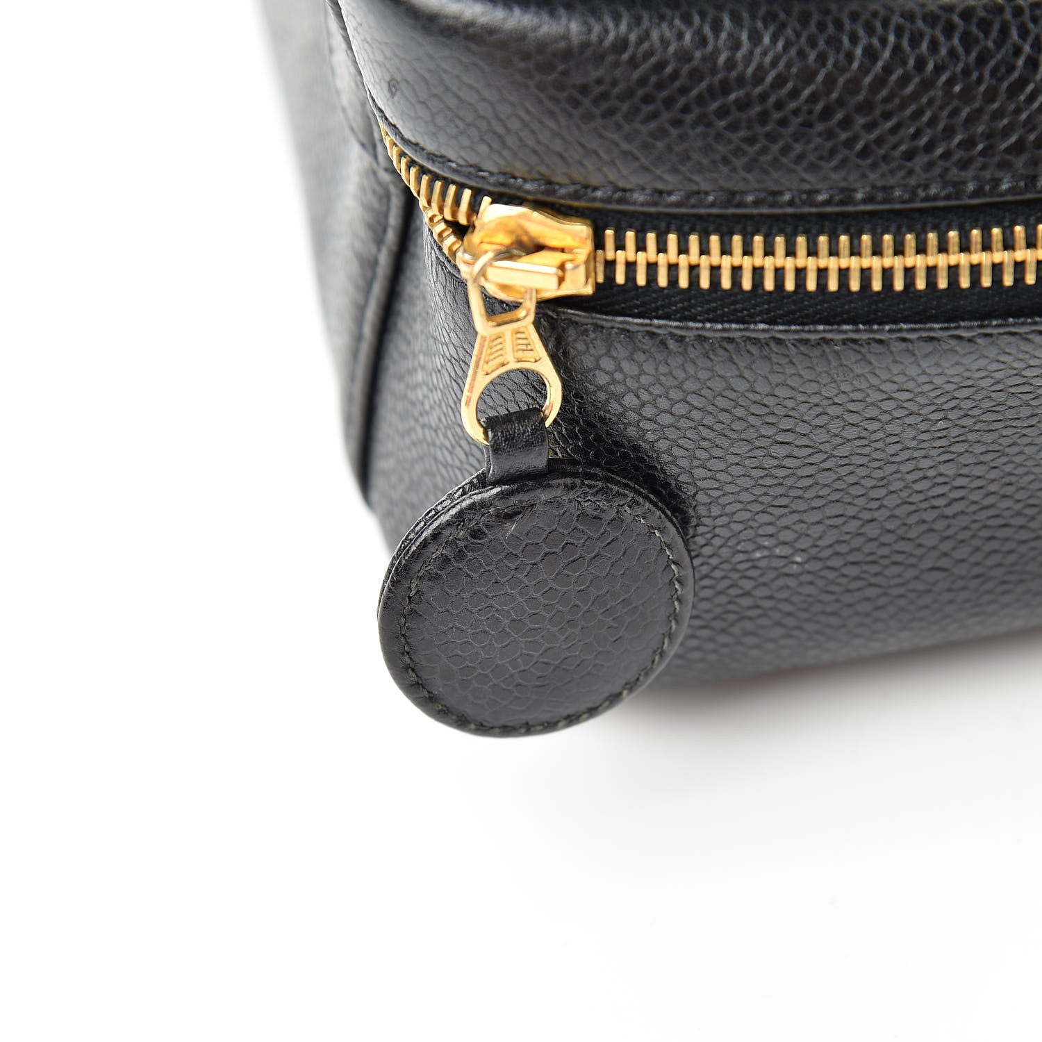 Chanel Caviar Vanity Cosmetic Case Black 11 of 13