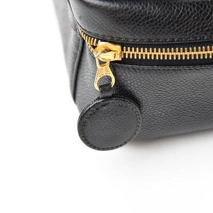 Chanel Caviar Vanity Cosmetic Case Black 11 of 13