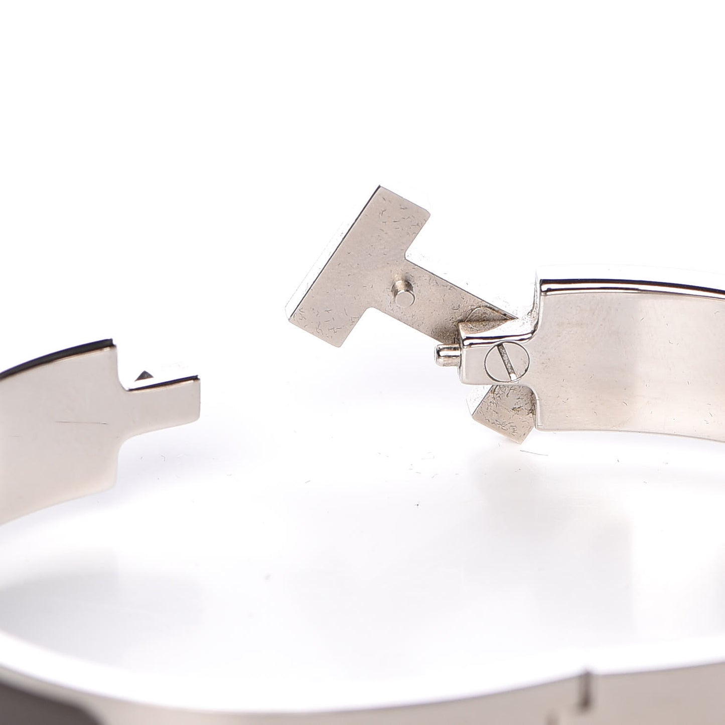 Matte Enamel Narrow Clic Clac HH Bracelet GM Etain