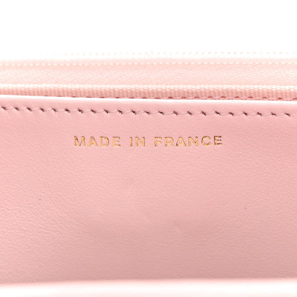 Chanel Caviar Quilted Wallet on Chain WOC Light Pink 7 of 12