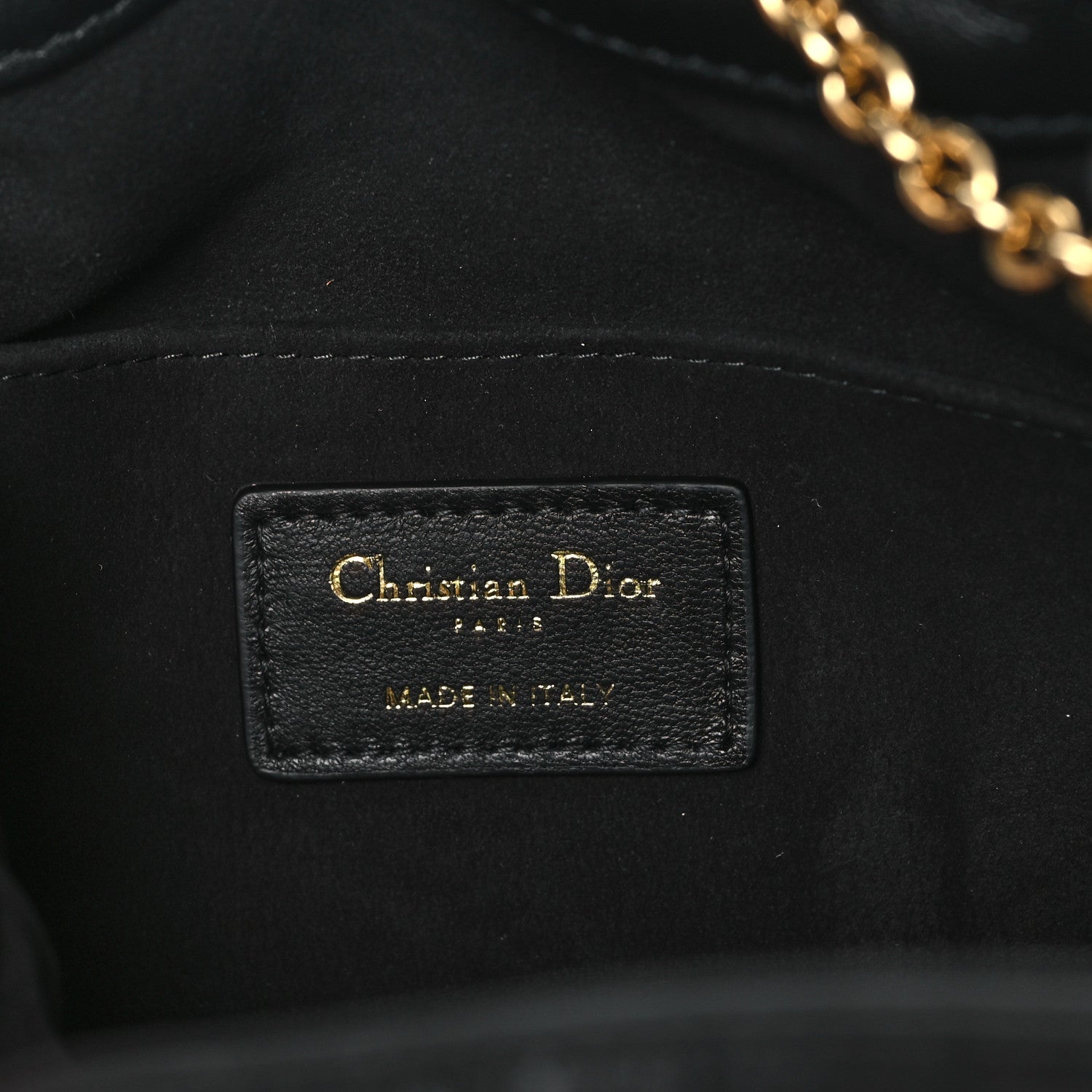 Christian Dior Lambskin Supple Macrocannage Medium Ammi Bag Black 6 of 13