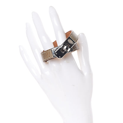 Hermes Lizard Kelly Double Tour Bracelet XS Ficelle 2 of 6