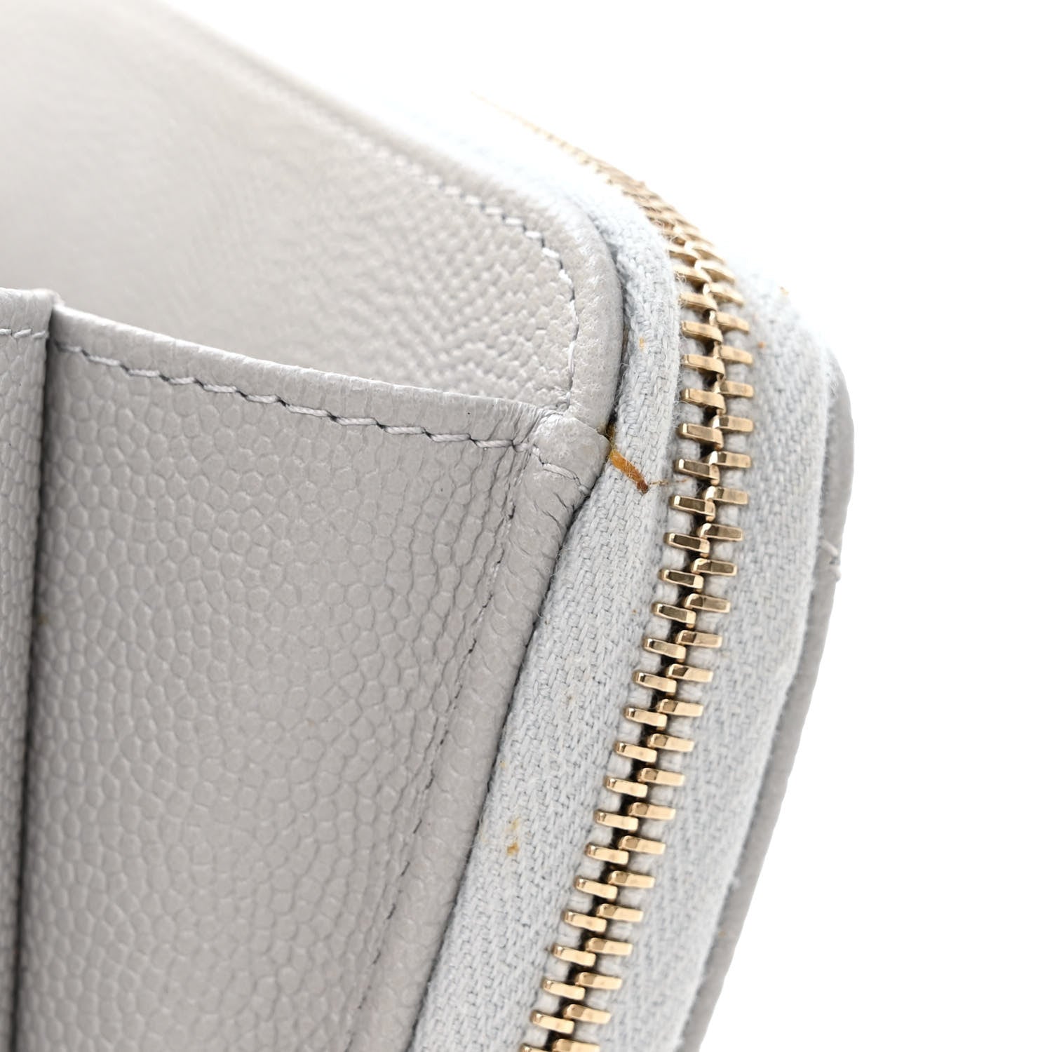 Chanel Caviar Quilted Phone Holder Wallet on Removable Chain Grey 15 of 16