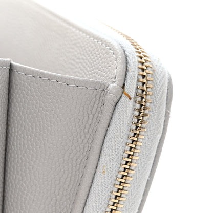 Chanel Caviar Quilted Phone Holder Wallet on Removable Chain Grey 15 of 16