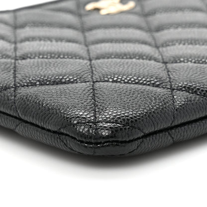 Chanel Caviar Quilted Cosmetic Case Black 9 of 10