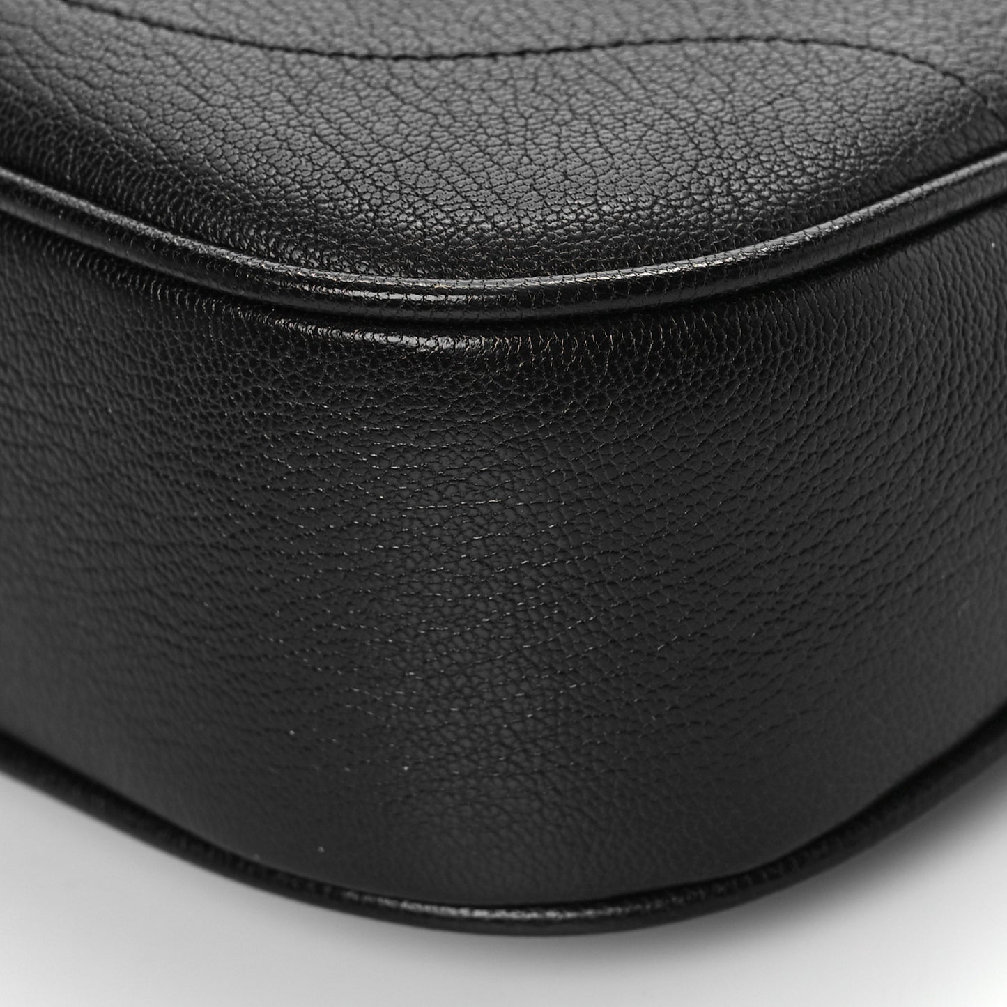 Goatskin Small Aphrodite Shoulder Bag Black