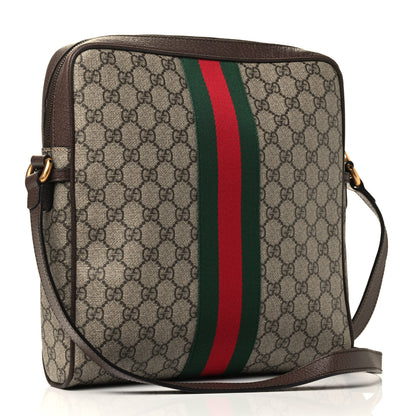 Gucci GG Supreme Monogram Web Medium Ophidia Messenger Bag Brown 2 of 4