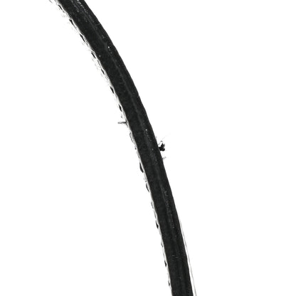 Saint Laurent Grain De Poudre Matelasse Chevron Monogram Shopping Bag Black 13 of 14