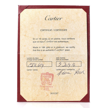 Cartier 18K White Gold Diamond 1.5mm Étincelle de Wedding Band Ring 46 3.75 7 of 7