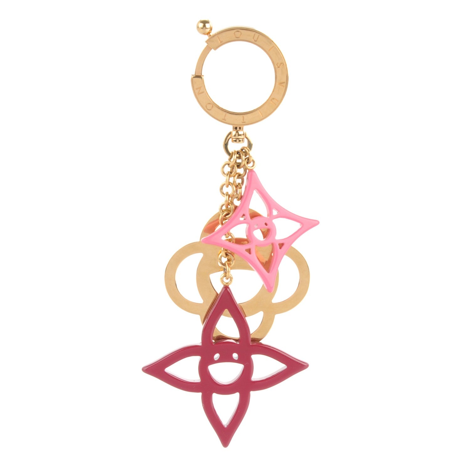 Louis Vuitton Cosmic Blossom Bag Charm Rose 1 of 3