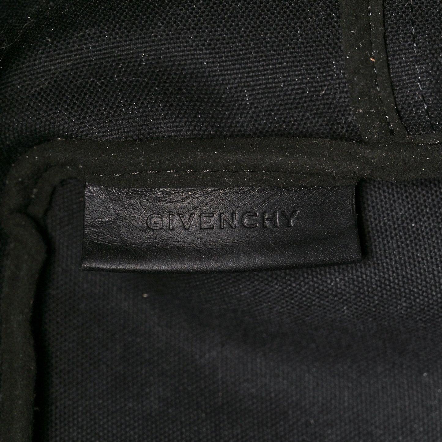 Textured Coated Canvas Rottweiler Pint Large Antigona Tote Black