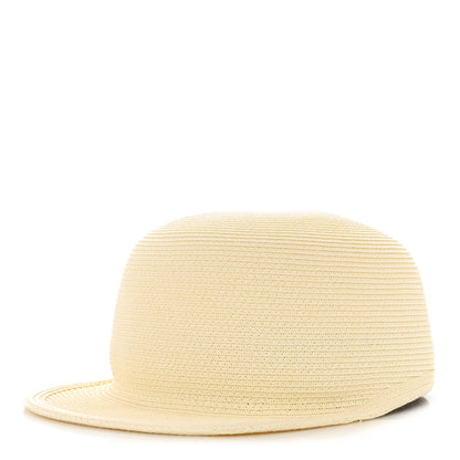 Hermes Emma Cap 56 Naturel Ecru Marine 1 of 10