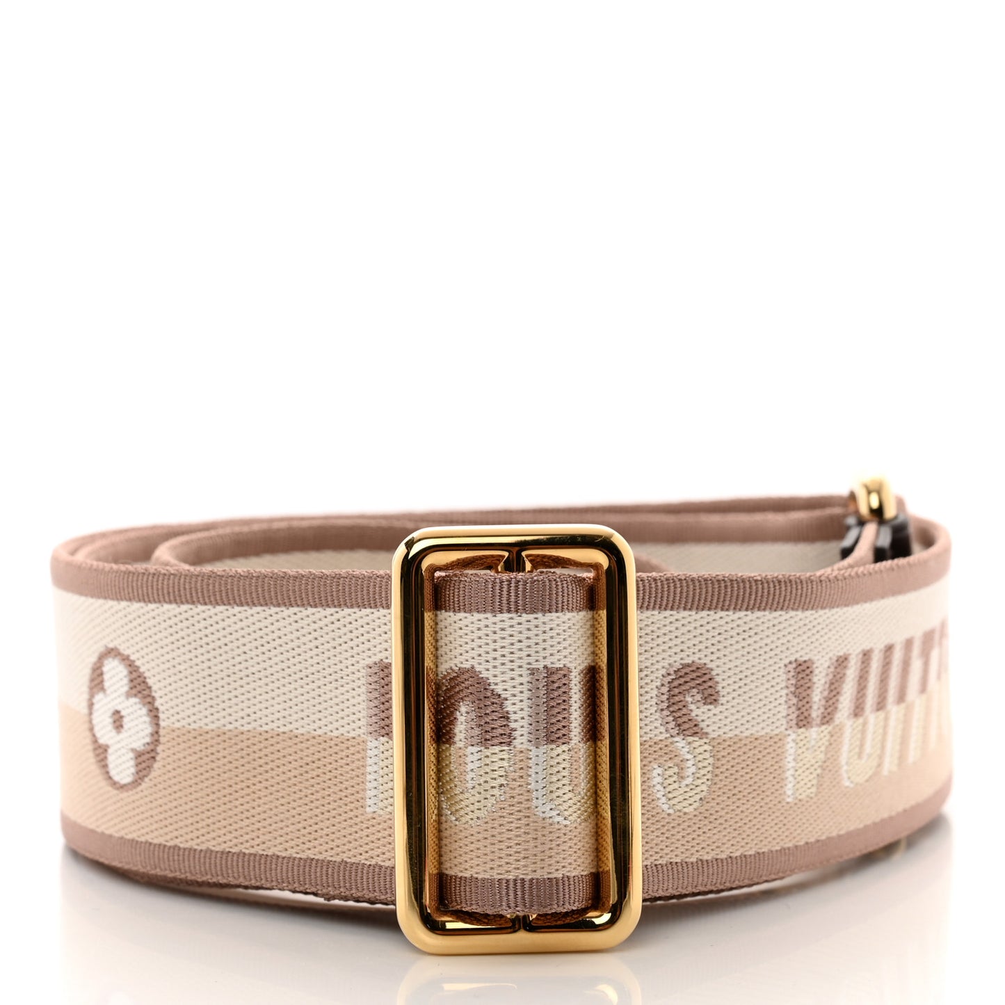 Jacquard Speedy Bandouliere 20 Shoulder Strap Beige Brown