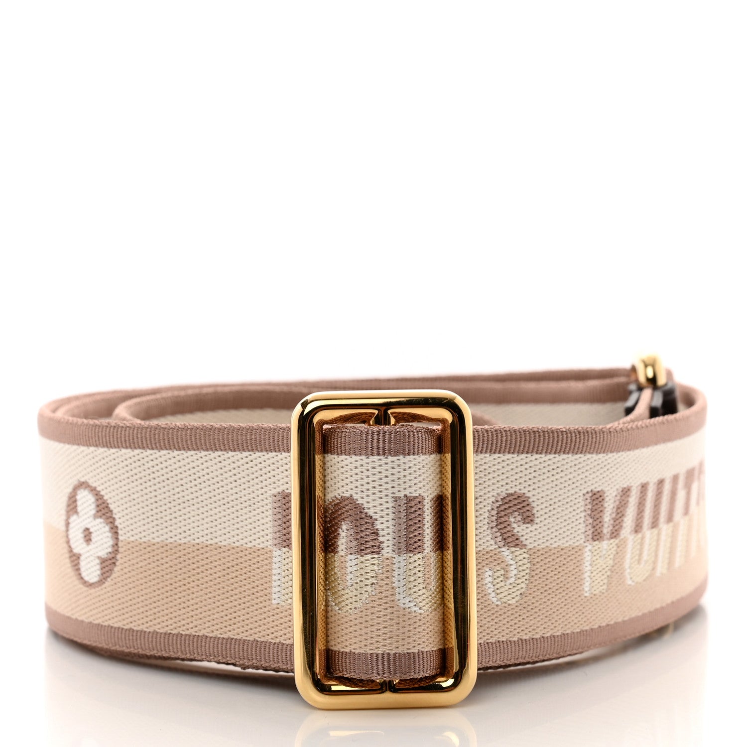 Louis Vuitton Jacquard Speedy Bandouliere 20 Shoulder Strap Beige Brown 2 of 4