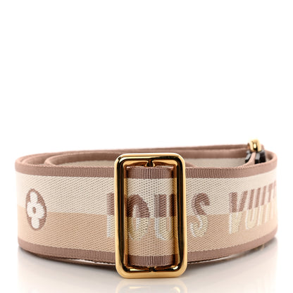 Louis Vuitton Jacquard Speedy Bandouliere 20 Shoulder Strap Beige Brown 2 of 4