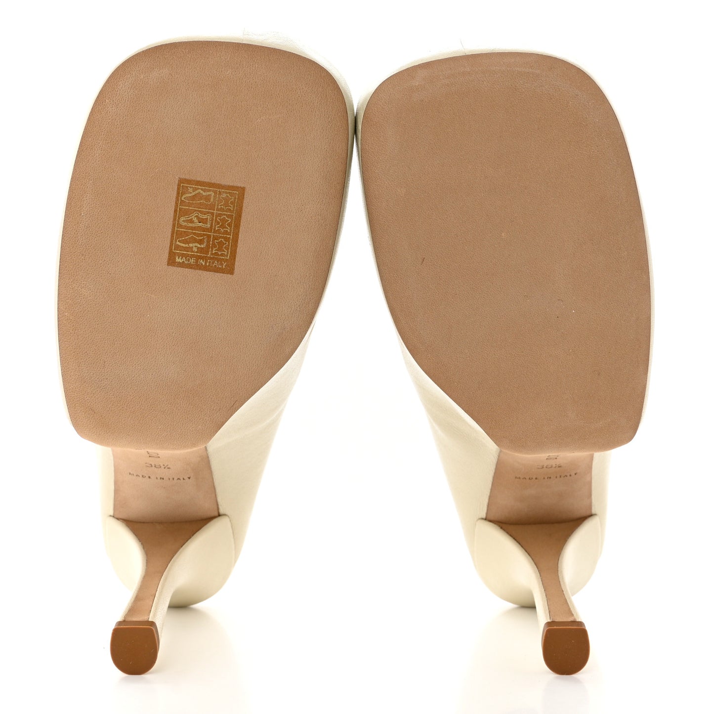 Stretch Nappa The Bold Mules 38.5 Wax