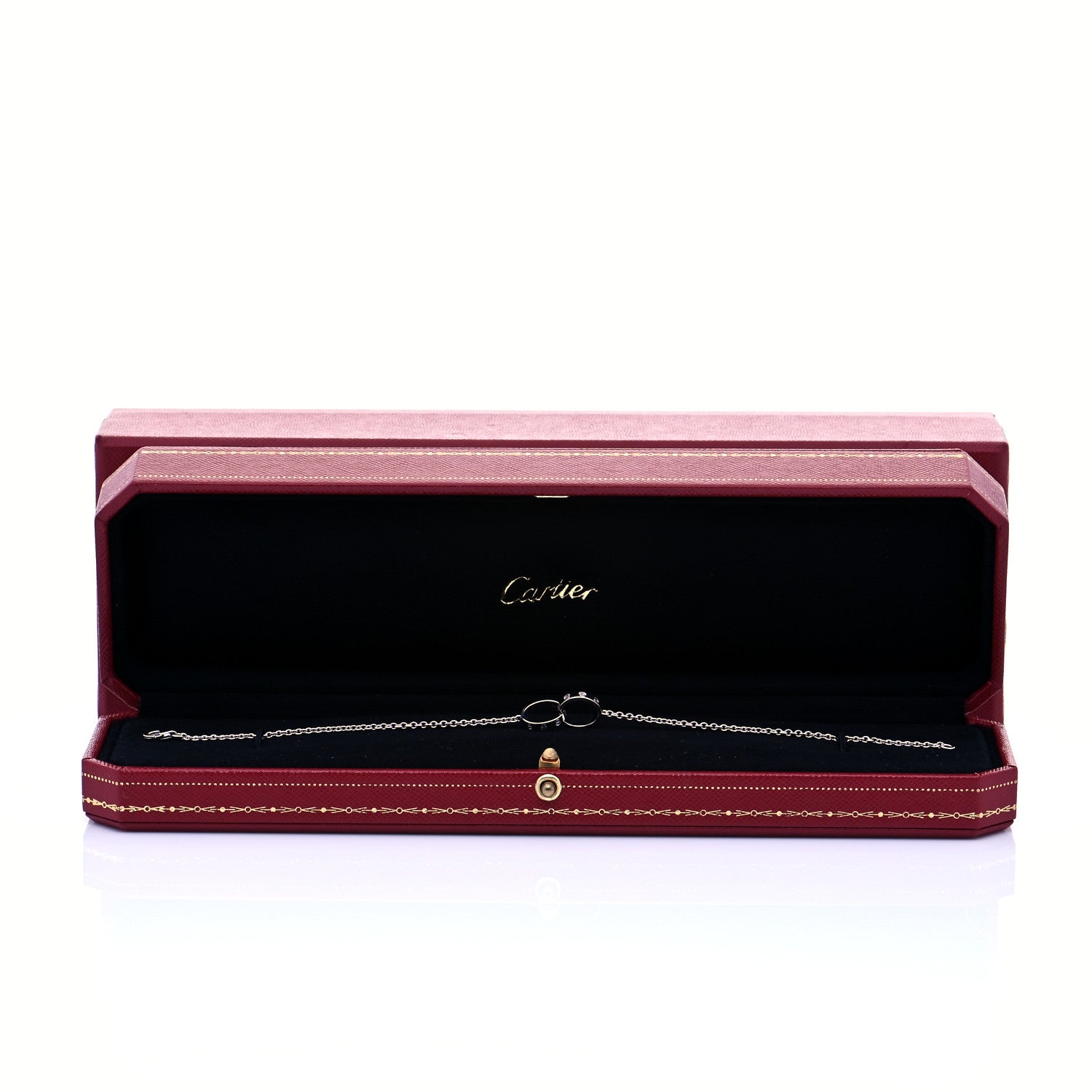 Cartier 18K White Gold Interlocking LOVE Bracelet 12 of 12