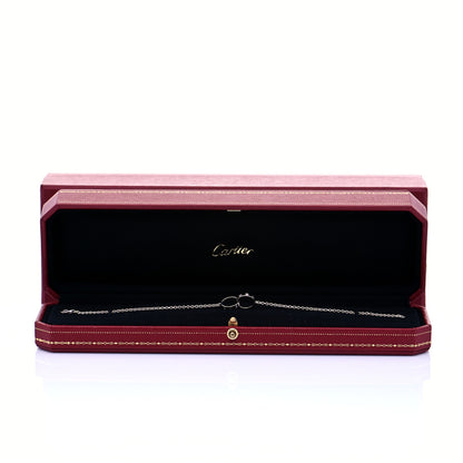 Cartier 18K White Gold Interlocking LOVE Bracelet 12 of 12