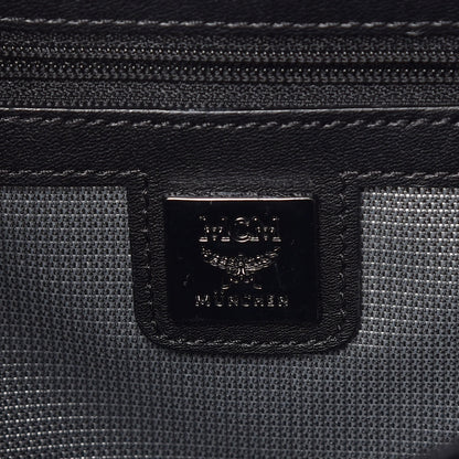 MCM Visetos Small Side Stud Stark Backpack Black 8 of 10