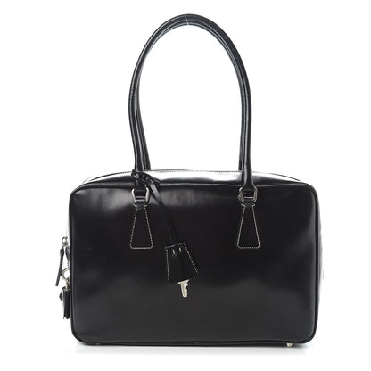 Prada Vitello Box Bauletto Black 1 of 11