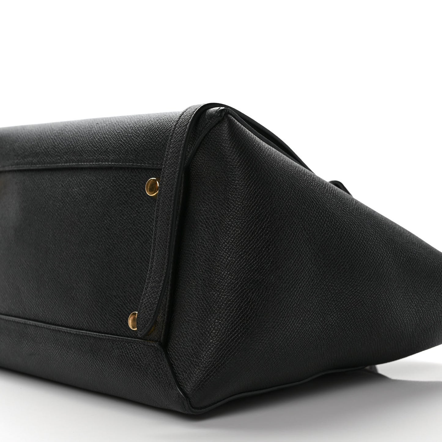 Grained Calfskin Small Belt Bag Black
