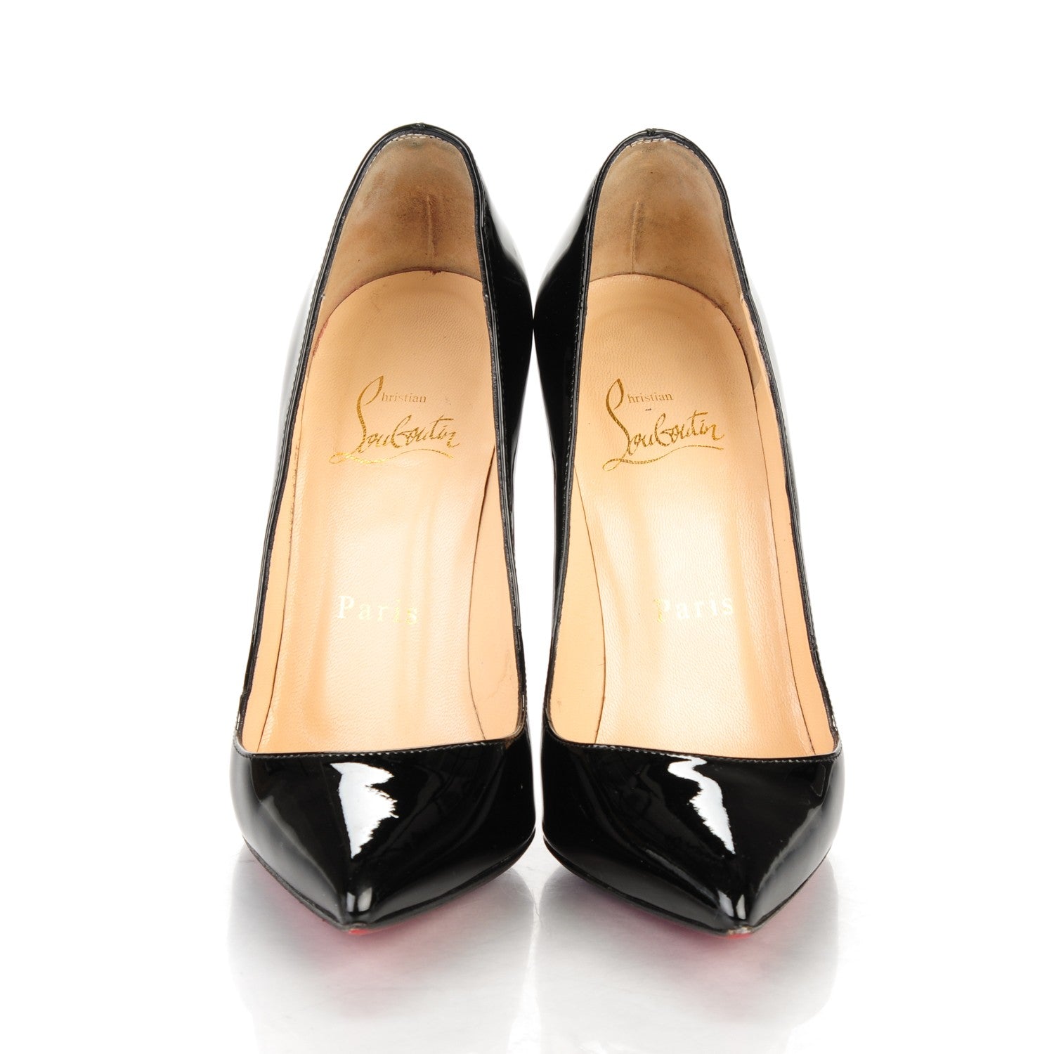 Christian Louboutin Patent Pigalle 120 Pumps 35 Black 2 of 7