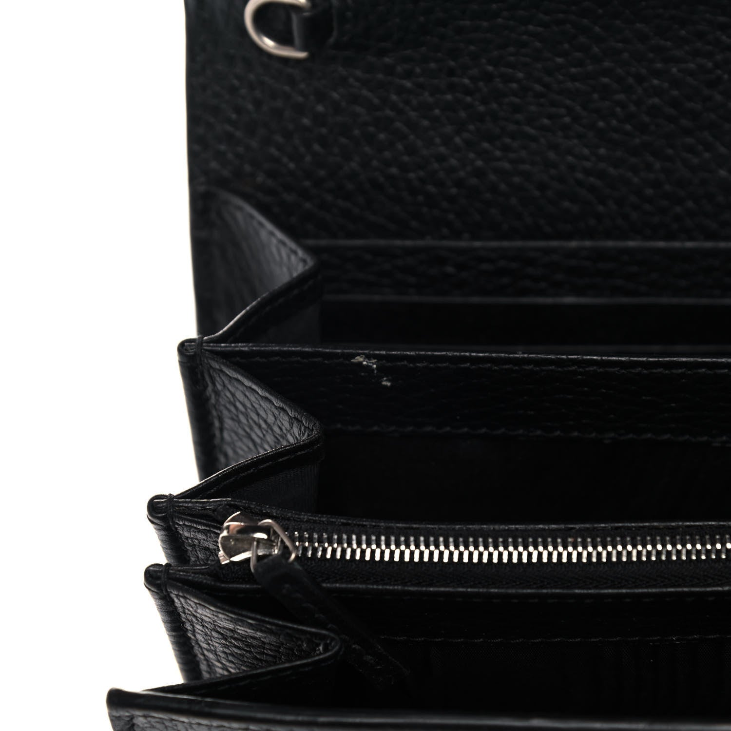 Gucci Calfskin Mini Dionysus Chain Wallet Black 10 of 13