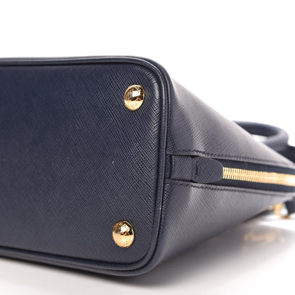 Prada Saffiano Lux Small Promenade Tote Baltico 7 of 10