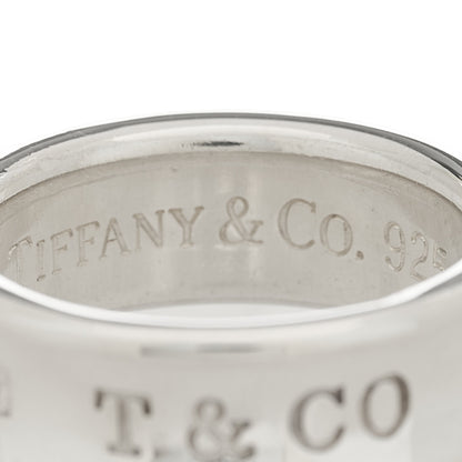 Tiffany Sterling Silver 1837 Band Ring 50 5.5 6 of 6