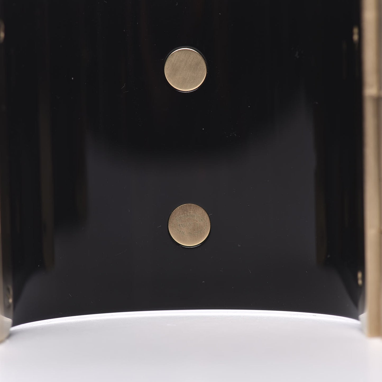 Resin CC Cuff Bracelet Black Gold