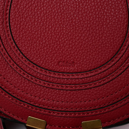 Chloe Calfskin Mini Marcie Round Crossbody Bag Red 12 of 12