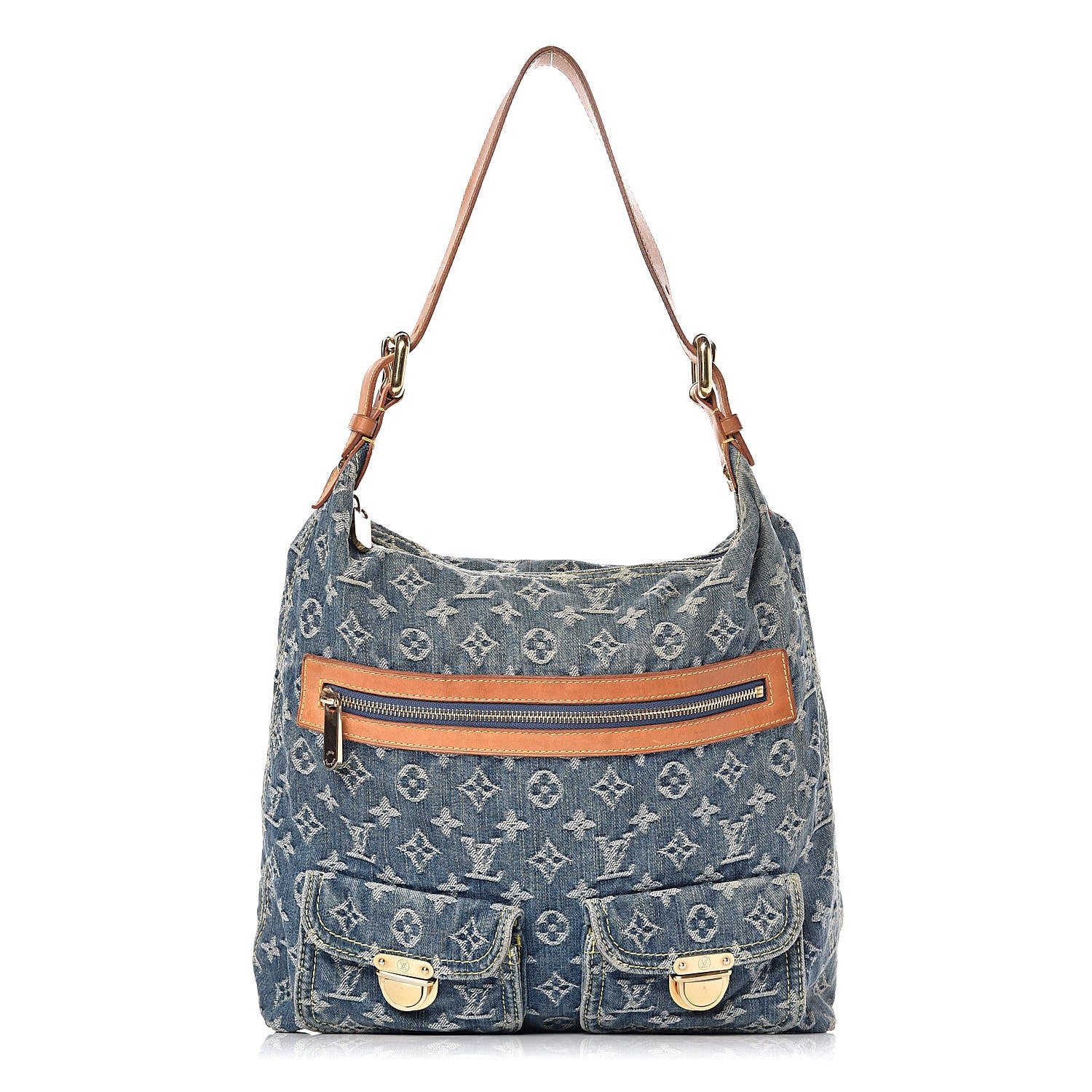 Louis Vuitton Denim Baggy GM Blue 1 of 16