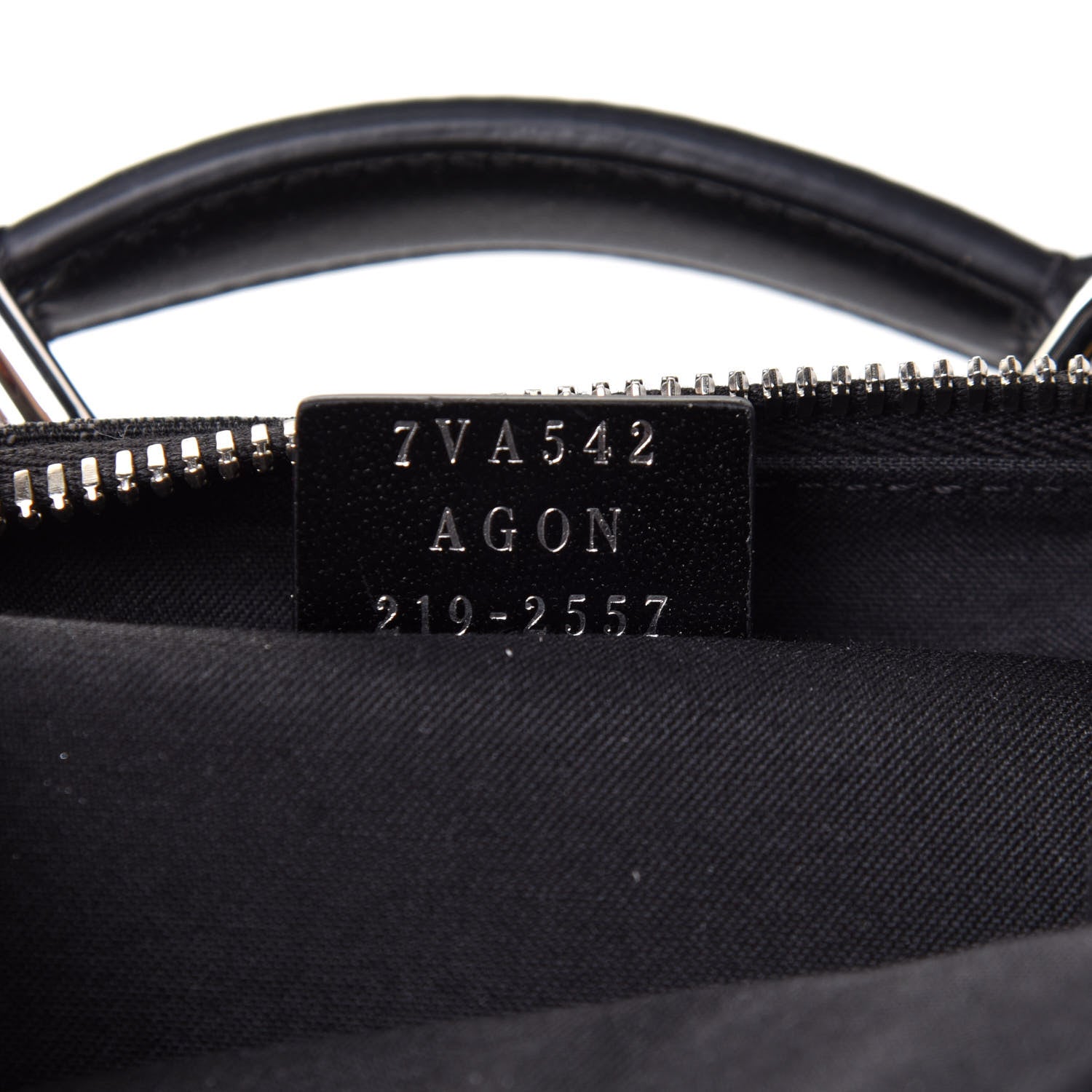 Fendi Recycled Fabric Jacquard Vitello Astro Micro FF Mini Trolley Bag Asfalto Black 8 of 11