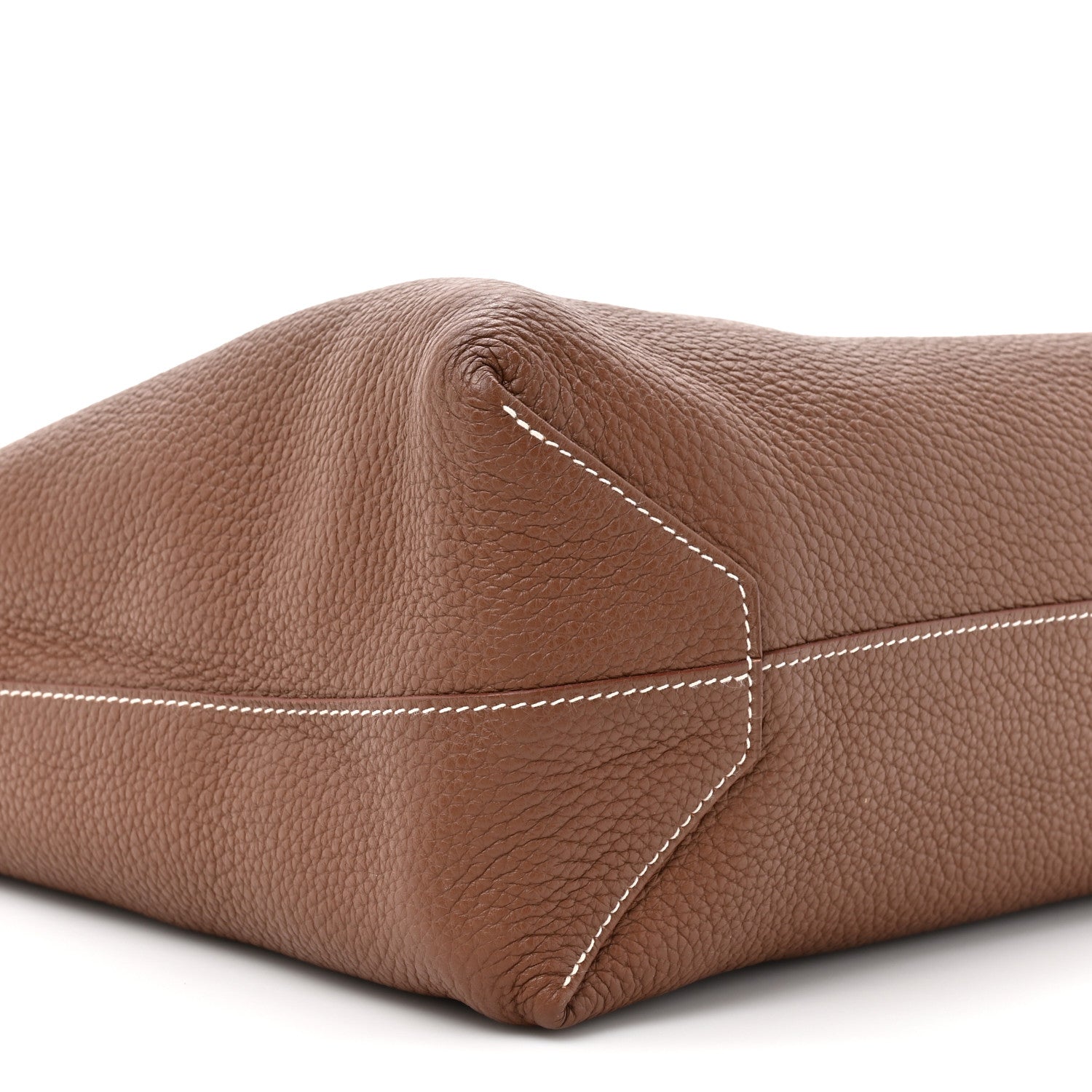 Hermes Taurillon Clemence Double Sens 36 Reversible Tote Marron Tosca 16 of 16