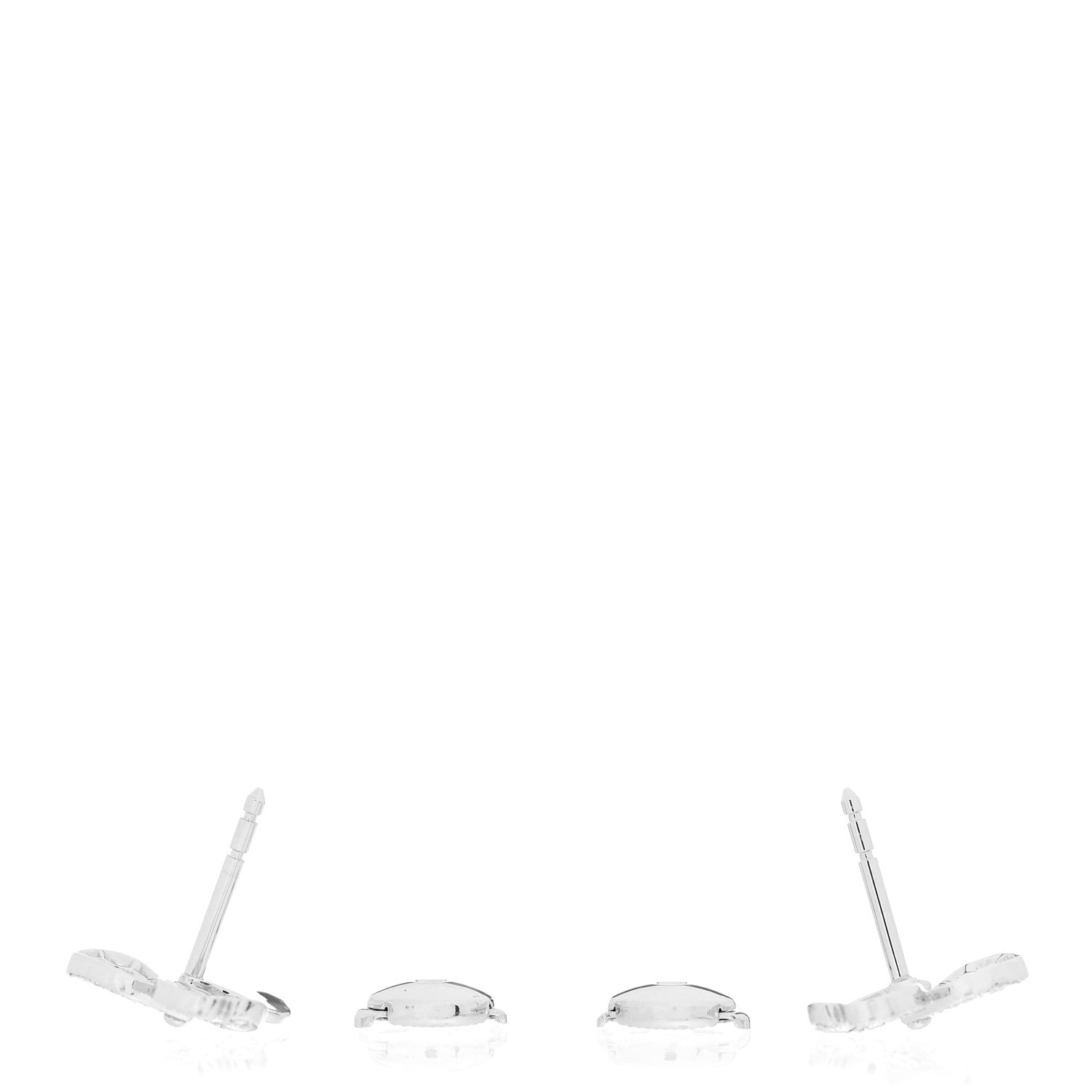 Tiffany Platinum Diamond Paper Flowers Earrings 3 of 6