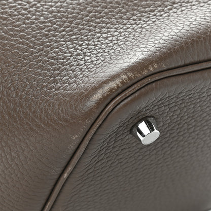 Hermes Taurillon Clemence Picotin Lock 22 MM Etoupe 7 of 12